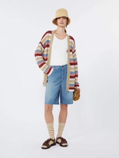 Білий топ Weekend Max Mara з еластичної бавовни: фото 1 - Invogue