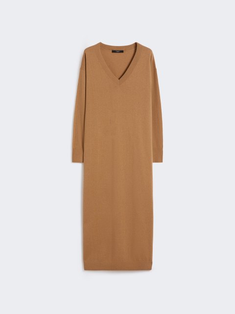 Темно-бежева сукня WEEKEND MAX MARA з вовни та кашеміру: фото - Invogue