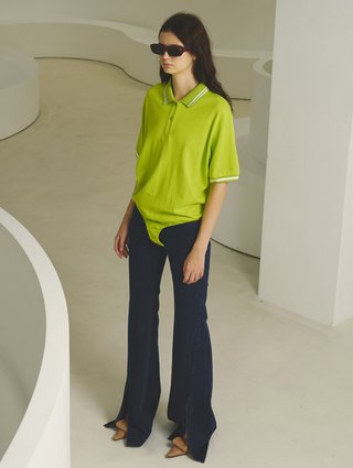 Сині джинси PushButton кльош: фото 1 - Invogue