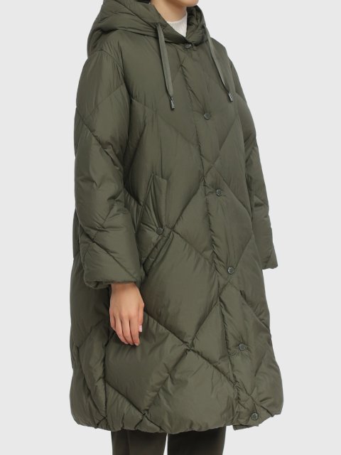 Зеленое пальто WEEKEND MAX MARA: фото 2 - Invogue