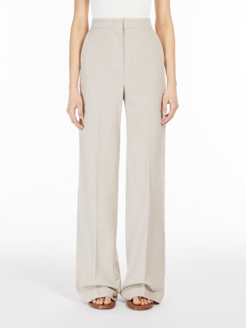 Бежеві брюки MAX MARA : фото 1 - Invogue