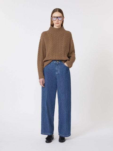 Коричневий светр MAX MARA з вовни та кашеміру: фото 1 - Invogue