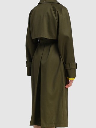 Зелёный плащ Sportmax: фото 4 - Invogue