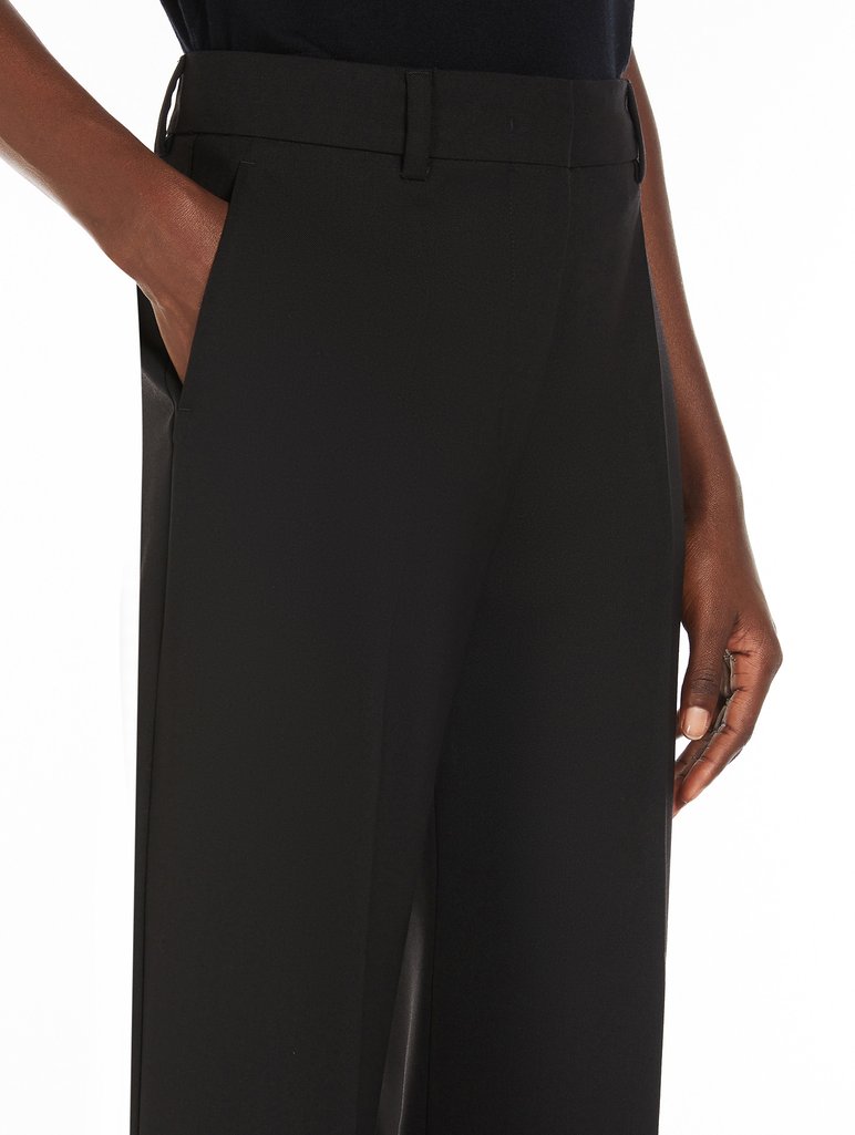 Черные брюки Sportmax клеш: фото 4 - Invogue