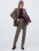 Коричневі брюки Max&Co фланелеві: фото 4 - Invogue