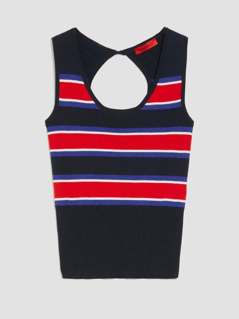 Синий топ MAX&CO: фото - Invogue