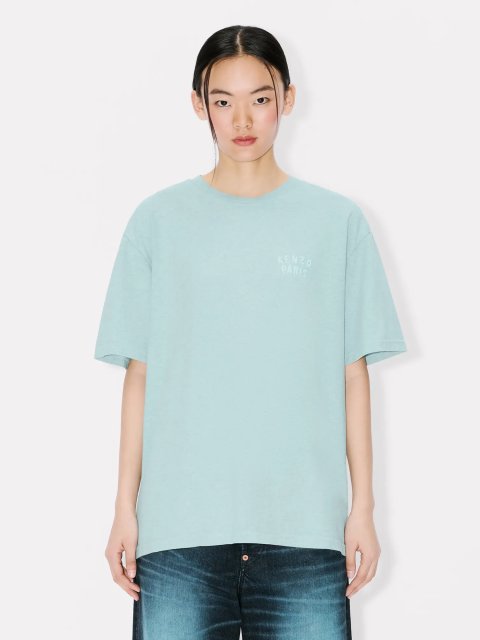 Голубая футболка Kenzo свободного кроя: фото 2 - Invogue