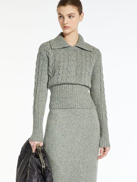 Сірий светр WEEKEND MAX MARA : фото 3 - Invogue