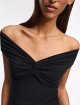 Черный топ DOROTHEE SCHUMACHER с драпировкой: фото 4 - Invogue