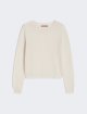 Кремовий светр MAX MARA з мохеру: фото - Invogue