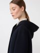 Синє пальто MAX MARA з вовни, кашеміру та шовку: фото 4 - Invogue