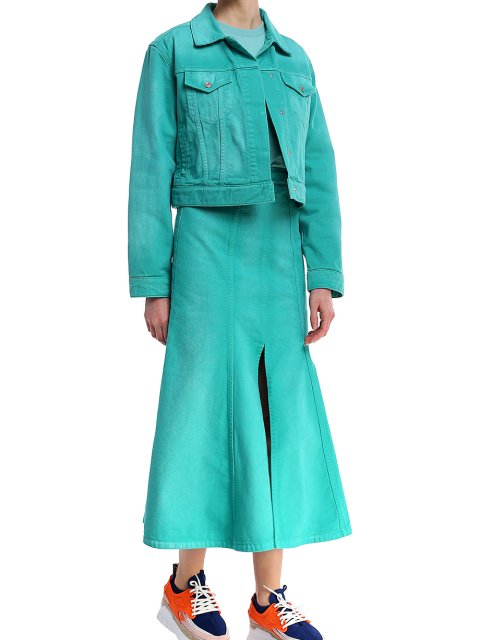 Бирюзовая куртка KENZO: фото 1 - Invogue