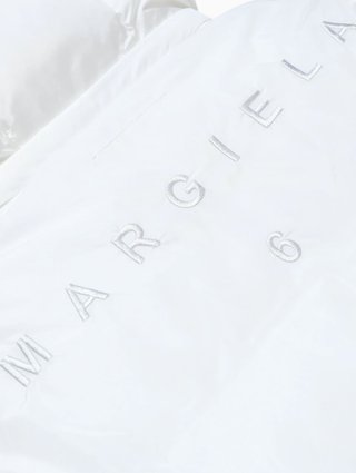 Белая куртка MM6 MAISON MARGIELA KIDS: фото 3 - Invogue