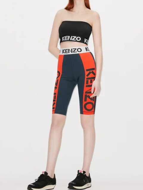 Синие шорты KENZO: фото 4 - Invogue