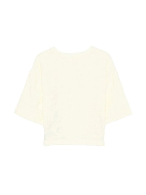 Кремовая футболка Off-White: фото 1 - Invogue