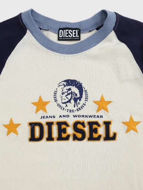 Кремова футболка DIESEL KIDS : фото 2 - Invogue