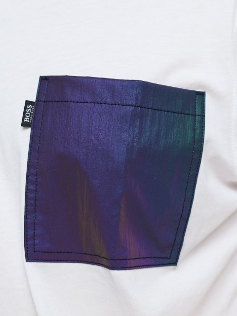 Белая футболка BOSS: фото 4 - Invogue