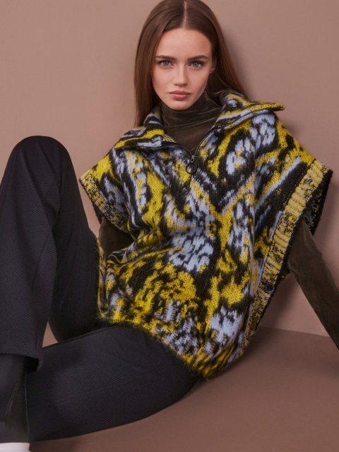 Жёлтый жилет MARC CAIN: фото 6 - Invogue