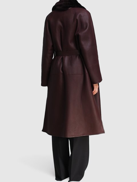 Бордова дублянка MAX MARA : фото 2 - Invogue