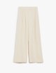 Кремові широкі брюки Max Mara: фото - Invogue