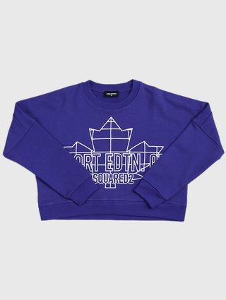 Синяя кофта DSQUARED KID: фото - Invogue