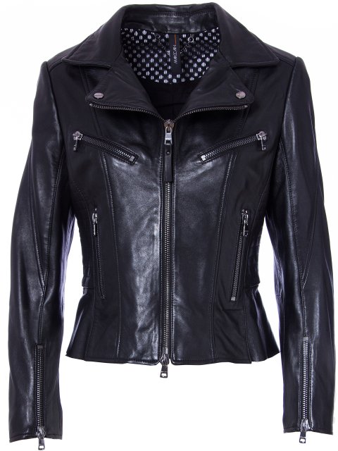 Куртка кожаная Marc Cain (2830): фото - Invogue