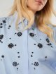 Блакитна сорочка MARINA RINALDI з бавовняного попліну: фото 4 - Invogue
