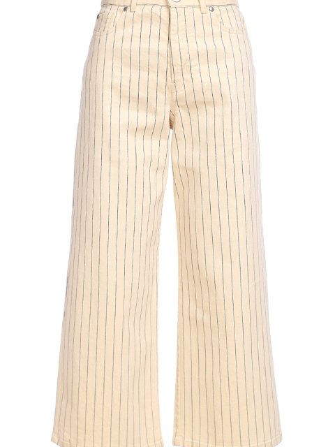 Бежевые брюки WEEKEND MAX MARA: фото - Invogue