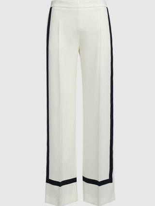 Кремовые брюки MAX MARA: фото - Invogue