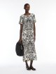 Молочна сукня Weekend Max Mara з контрастним візерунком: фото 1 - Invogue