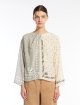 Блуза Weekend Max Mara шовкова з принтом: фото 2 - Invogue