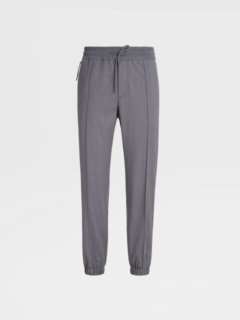 Сірі брюки ZEGNA з вовни: фото - Invogue