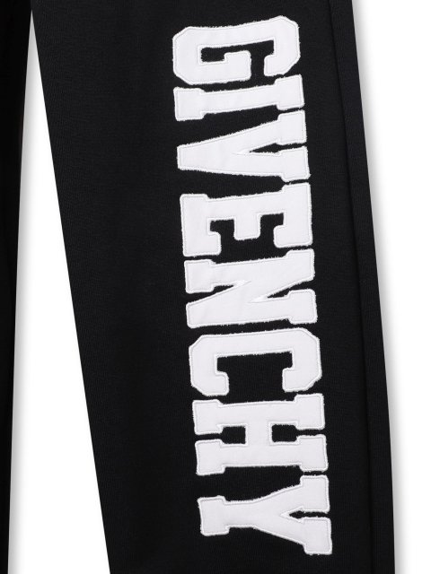 Чёрные джоггеры GIVENCHY KIDS: фото 2 - Invogue