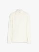 Белая блузка Max Mara из вискозной пряжи: фото - Invogue
