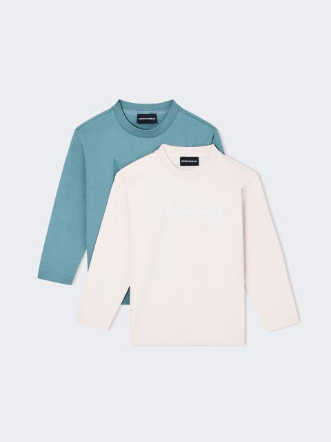 Разноцветные джемперы EMPORIO ARMANI KIDS из хлопка: фото - Invogue