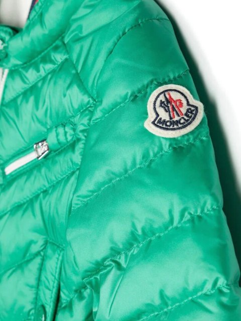 Зелена куртка MONCLER ENFANT : фото 2 - Invogue