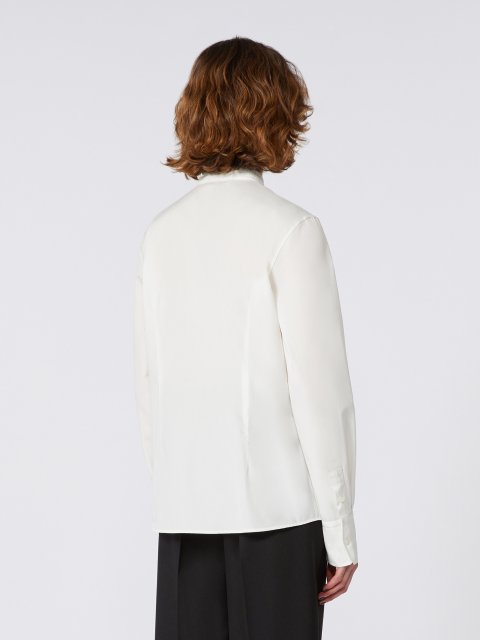 Біла сорочка WEEKEND MAX MARA з вовни: фото 3 - Invogue
