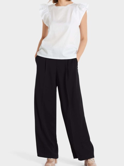 Белая футболка MARC CAIN: фото 4 - Invogue