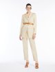 Бежевий жакет Max Mara з накладними кишенями: фото 3 - Invogue