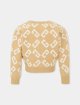 Бежева кофта GIVENCHY KIDS з бавовни: фото 2 - Invogue