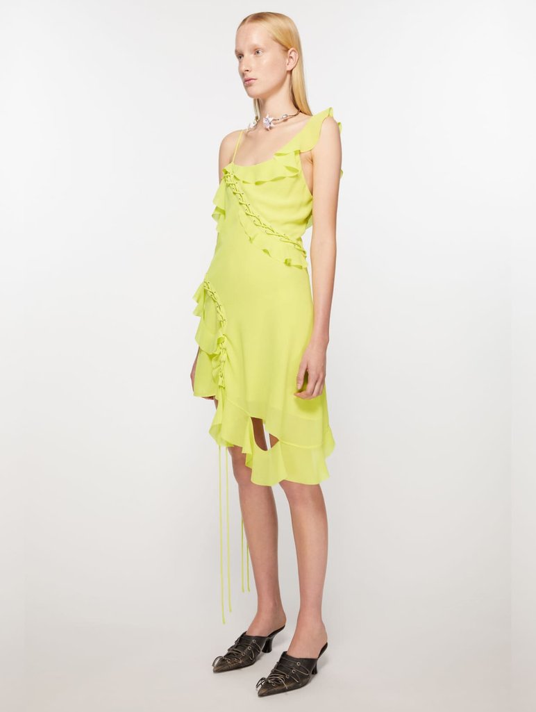 Жовта сукня ACNE STUDIOS : фото 2 - Invogue