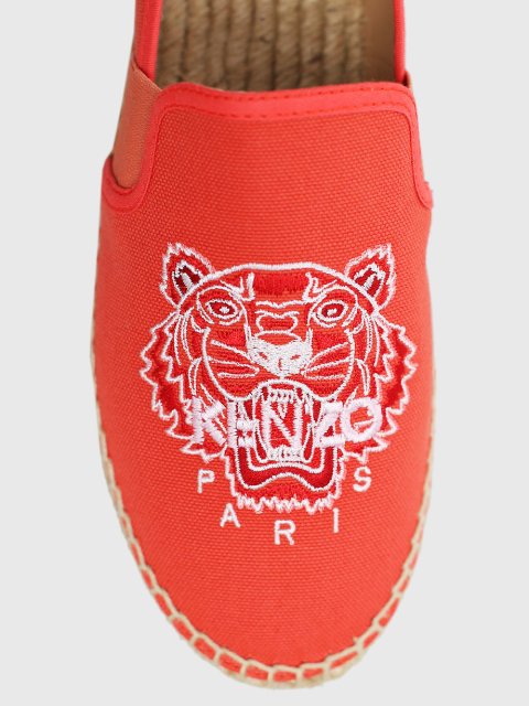 Оранжевые эспадрильи KENZO: фото 4 - Invogue