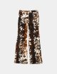 Коричневі брюки Acne Studios з принтом: фото - Invogue