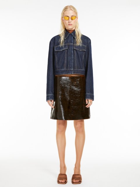 Темно-синя куртка Sportmax коротка: фото 3 - Invogue