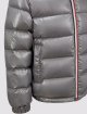 Сірий пуховик Moncler короткий: фото 3 - Invogue