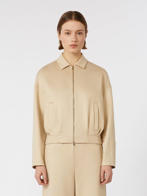 Карамельний світшот MAX MARA з суміші бавовни та шовку: фото 2 - Invogue