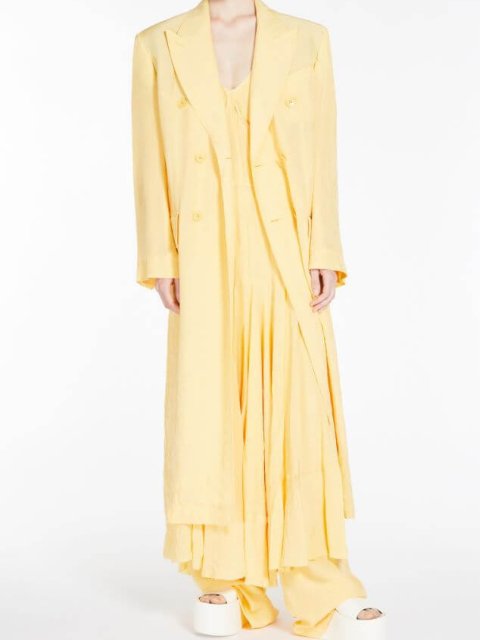 Жовте пальто SPORTMAX : фото 5 - Invogue