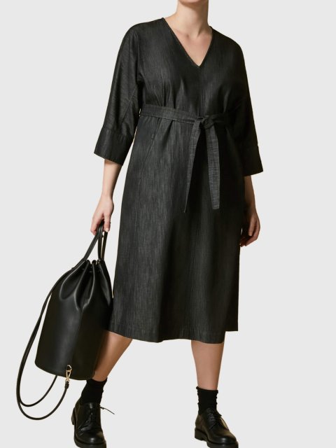 Чорна сукня MARINA RINALDI : фото 3 - Invogue