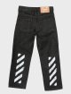 Чорні джинси OFF-WHITE KIDS з бавовни: фото 2 - Invogue