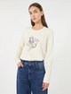 Молочная футболка Weekend Max Mara из хлопка: фото 4 - Invogue